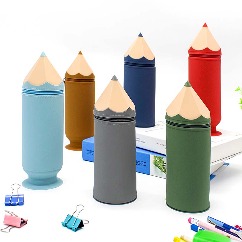 QS-2010 Hot Selling Silione Plastic Pen Pencil Box Supplier from China
