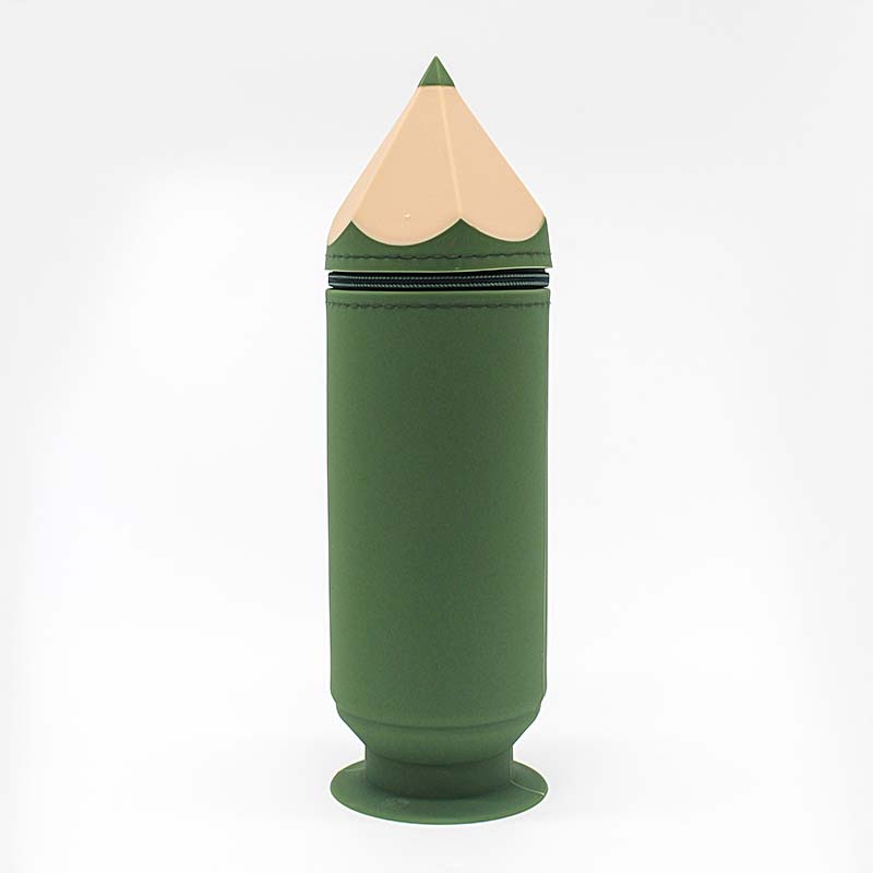 QS-2010 Hot Selling Silione Plastic Pen Pencil Box Supplier from China
