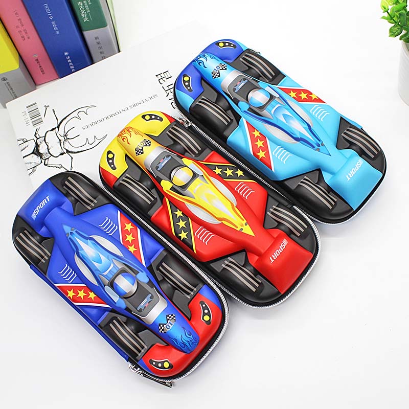JS-6533 Racer Fashion Style Convex EVA Pen Bag