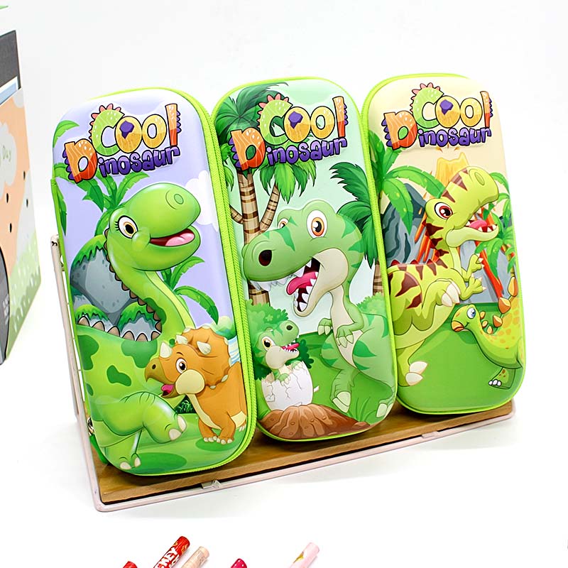 JS-6536 Dinosaur Mother And Son EVA Pen Case