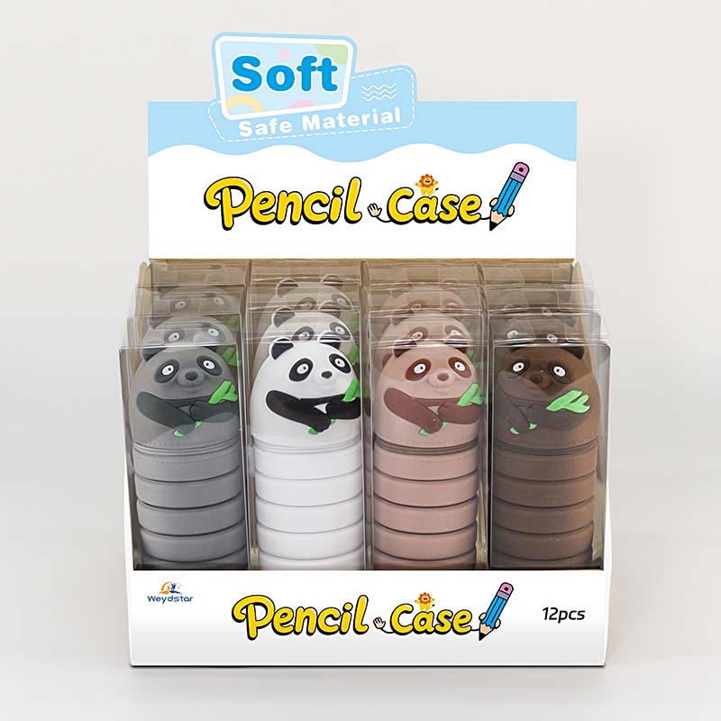 WD-311 Panda Scalable Silicone Pencil Case