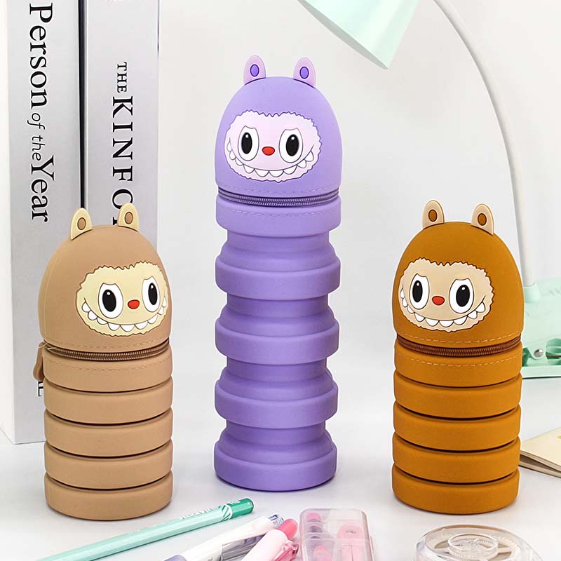 WD-312 Monster Scalable Silicone Pencil Case