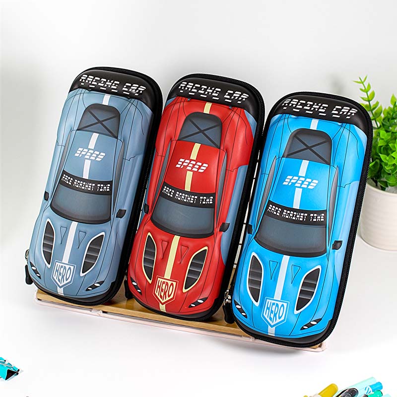 JS-6661 Racing Car Speed Hero Convex EVA Pencil Box