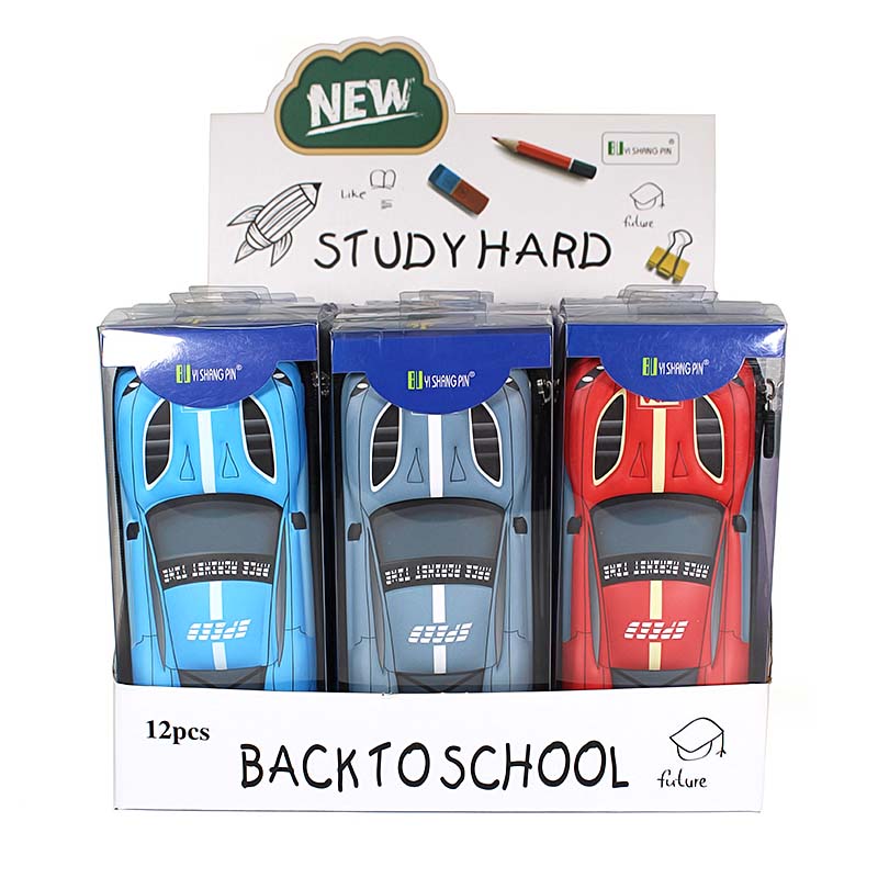 JS-6661 Racing Car Speed Hero Convex EVA Pencil Box
