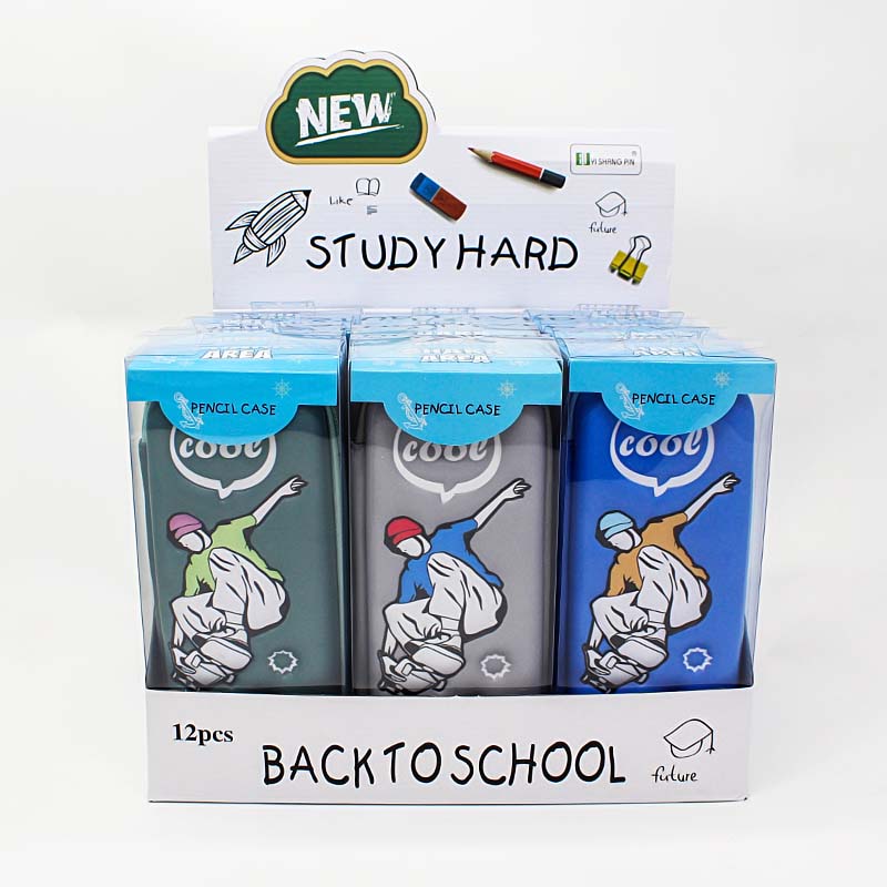 JS-6659 Skateboard Kid Cool 3D EVA Pencil Bag