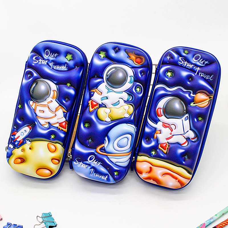 JS-6651 Star Travel Latest Model Astronaut Design EVA Pencil Case For Students