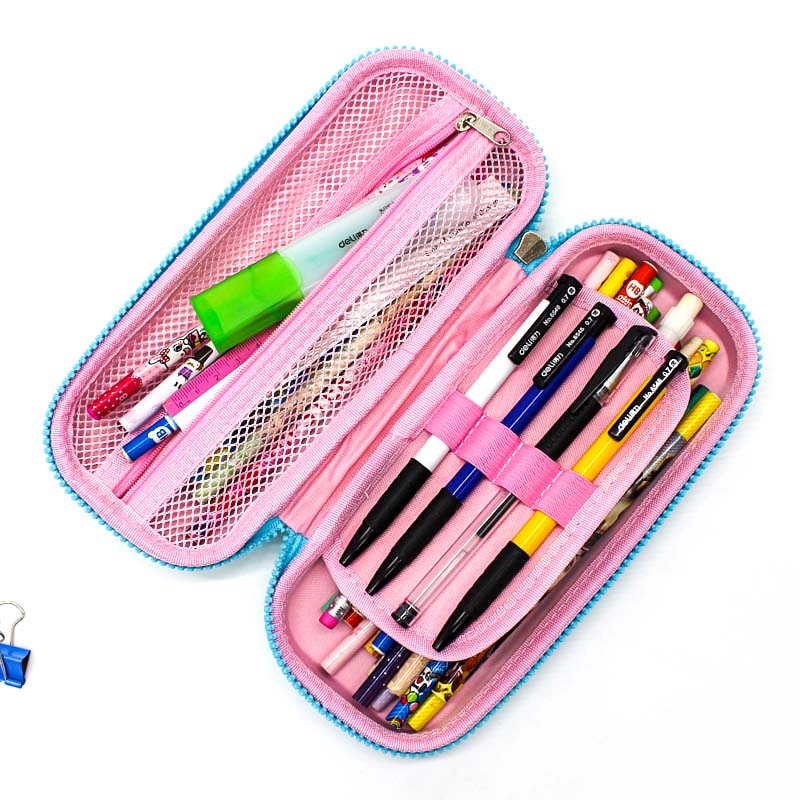 JS-6532 Mermaid Under The Sea EVA Pen Box Big Capacity For Girls