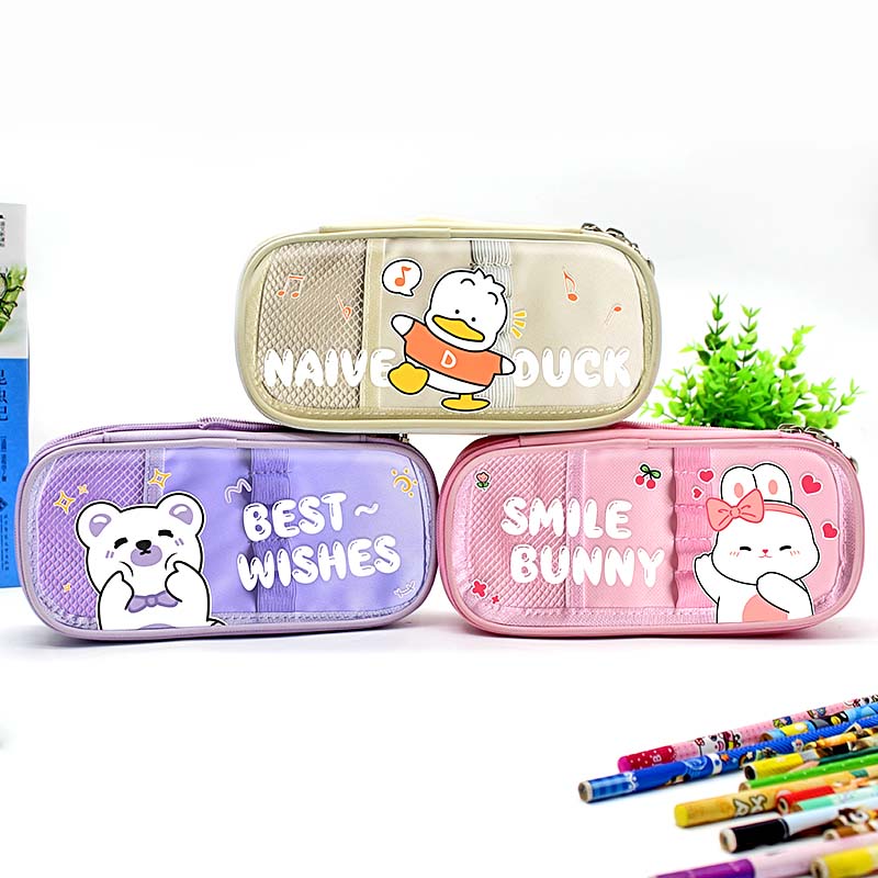 JS-6627 Animal Big Capacity Multifunctional Pencil Bag