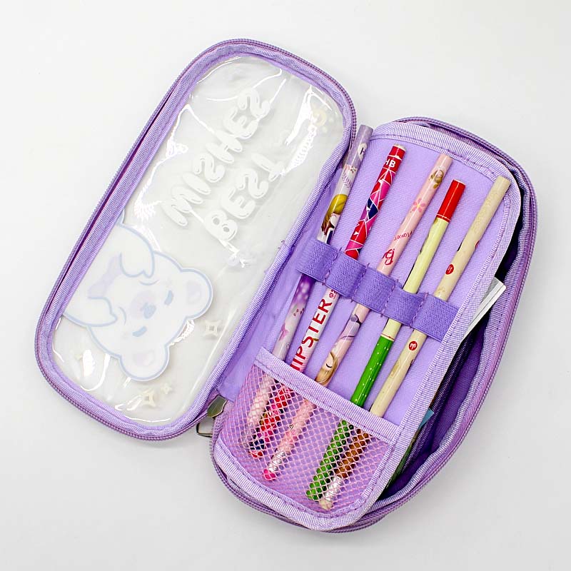 JS-6627 Animal Big Capacity Multifunctional Pencil Bag
