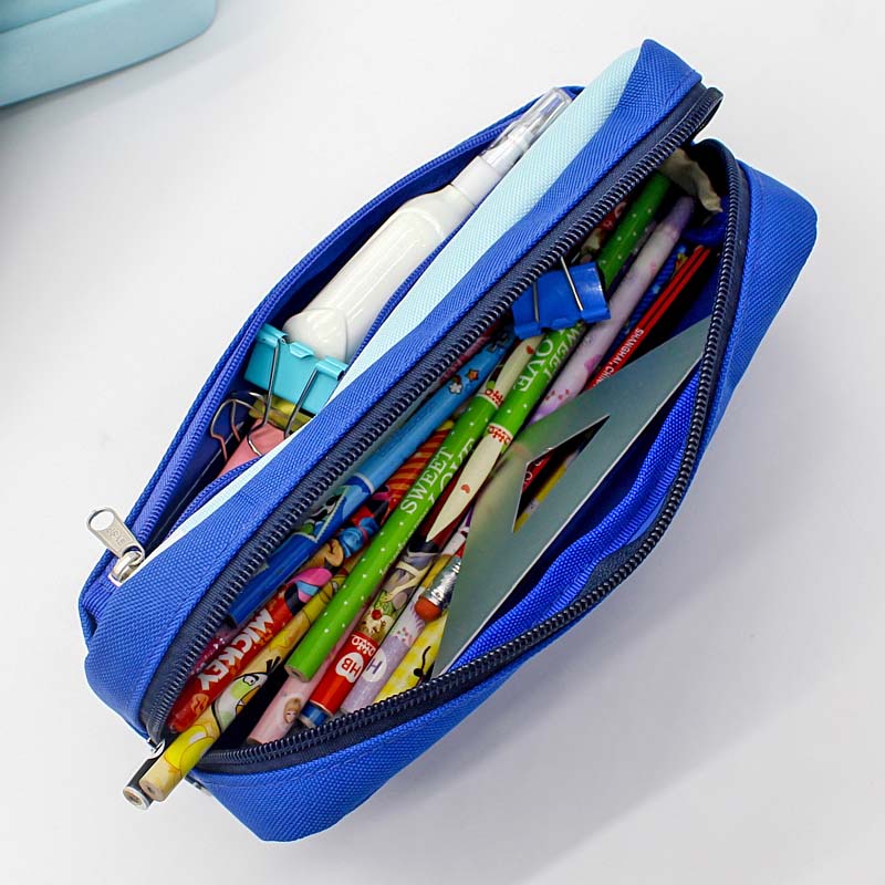 JS-6626 New Fashion 2 Layers Pencil Bag