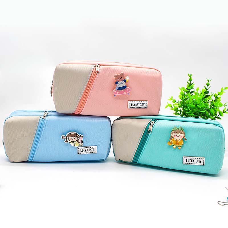 JS-6589 Lucky Day 2 Layers Pencil Bag