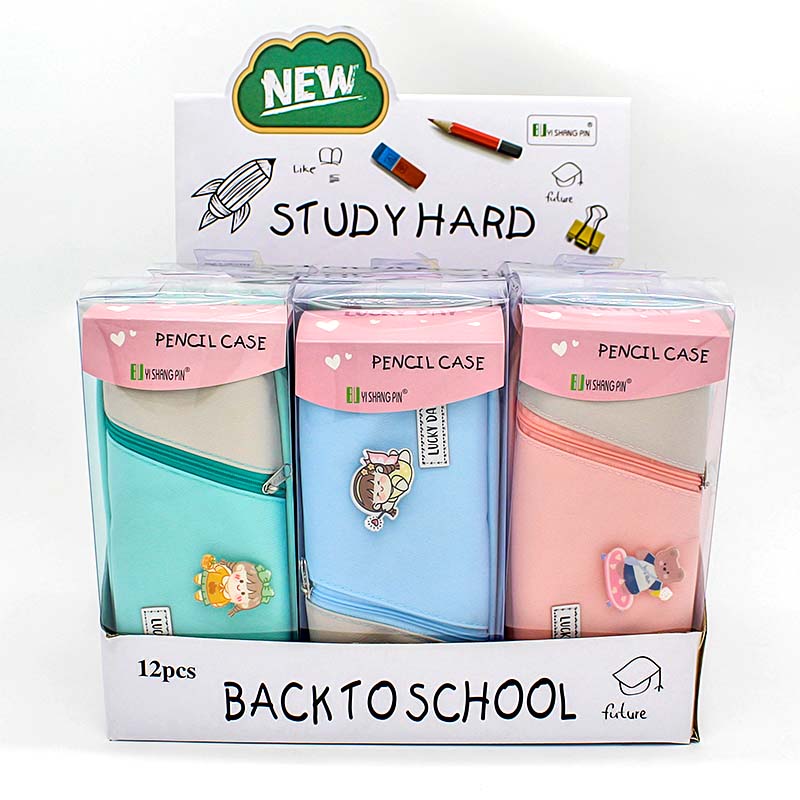 JS-6589 Lucky Day 2 Layers Pencil Bag
