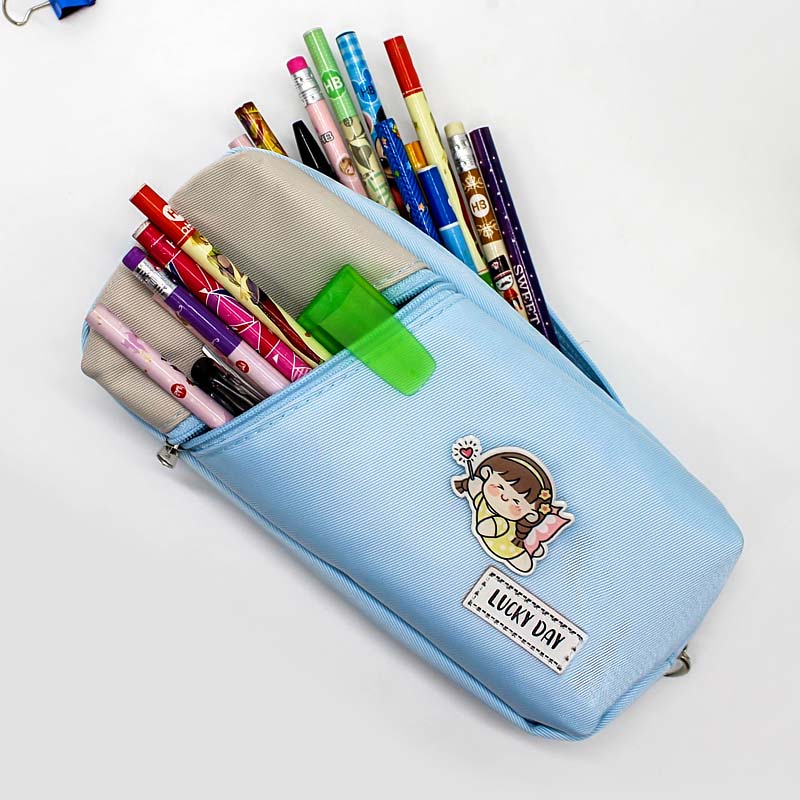 JS-6589 Lucky Day 2 Layers Pencil Bag