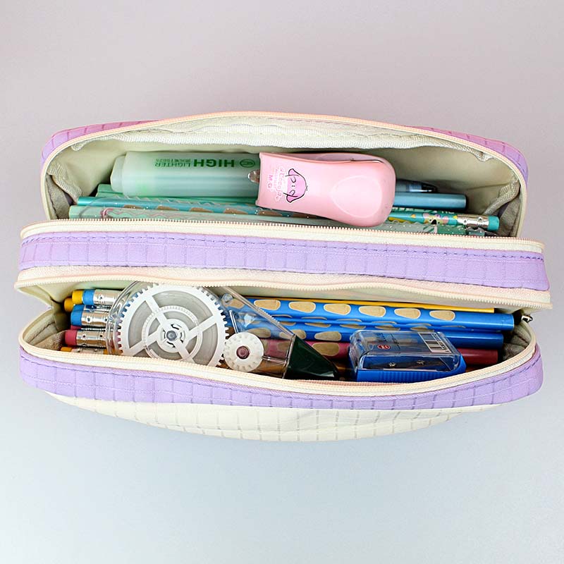 JS-6724 Luck 3 Layers Pencil Case