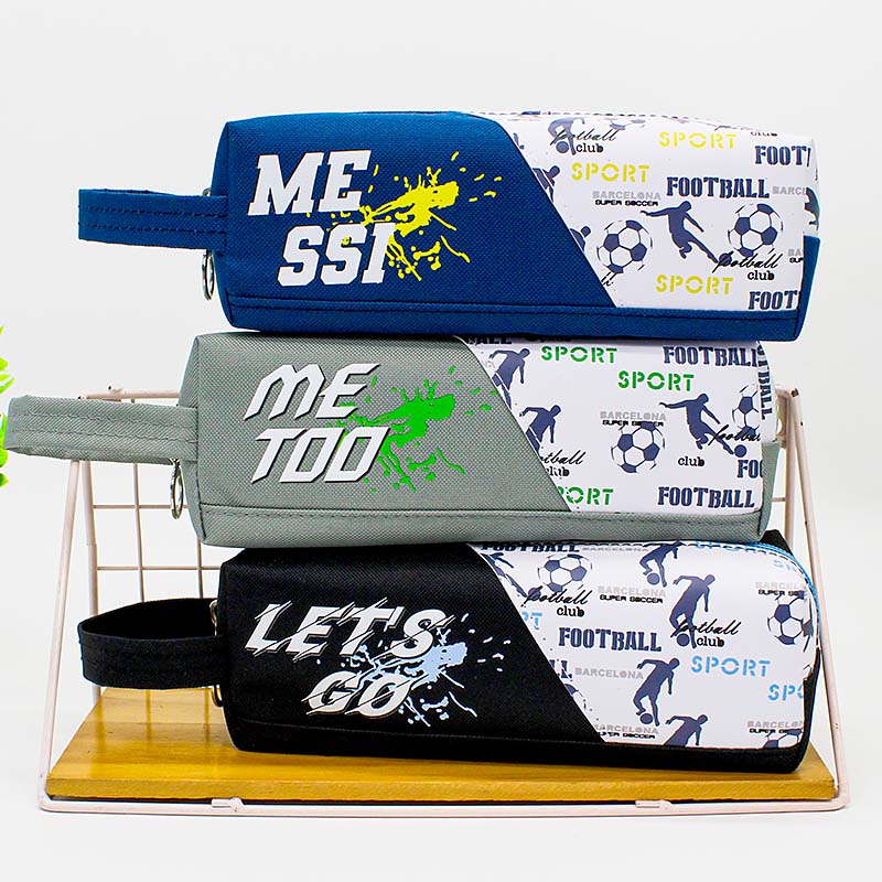 JS-6689 Let's Go Football Pencil Case