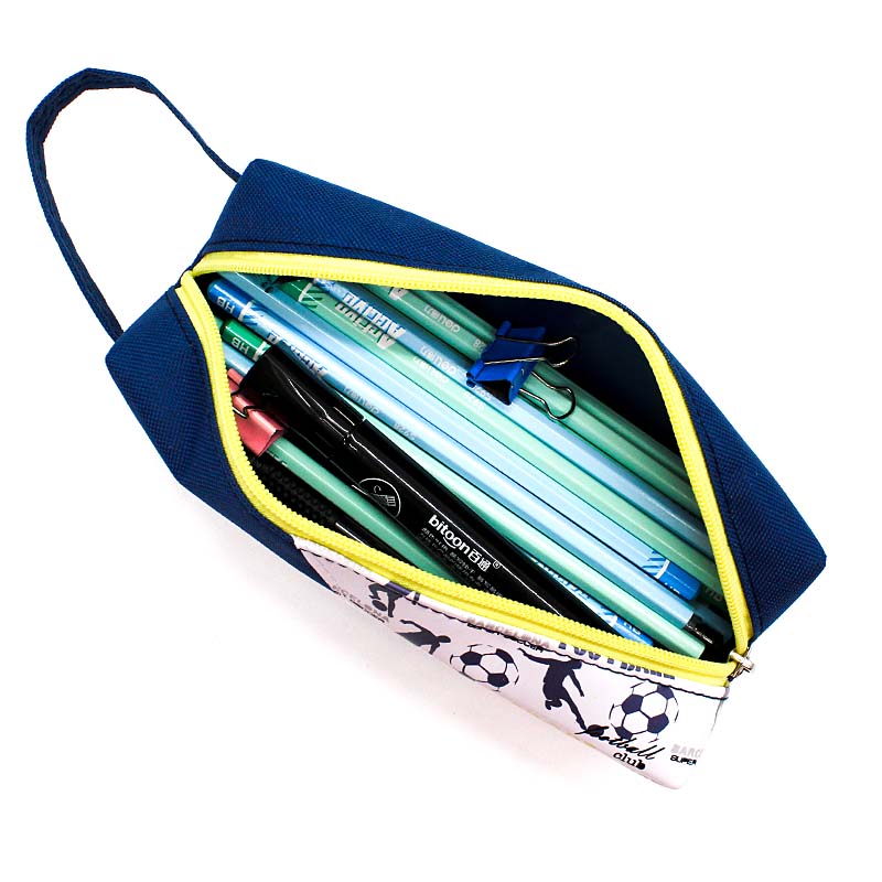 JS-6689 Let's Go Football Pencil Case