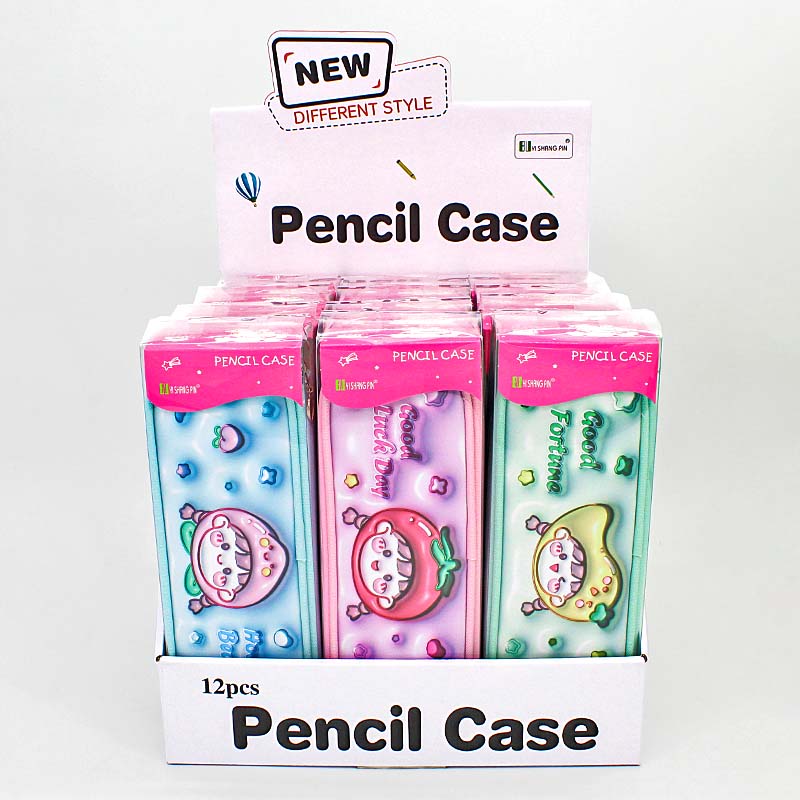 JS-6687 Fruit Girl Multifunctional Pencil Bag