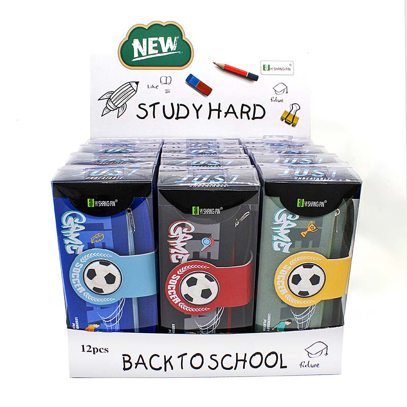 JS-6686 Soccer Team 2 Layers Pencil Box
