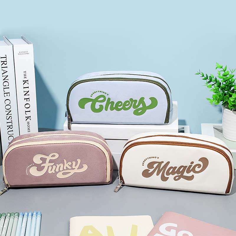 JS-6717 Funky 2 Layers Multifunctional Pencil Bag