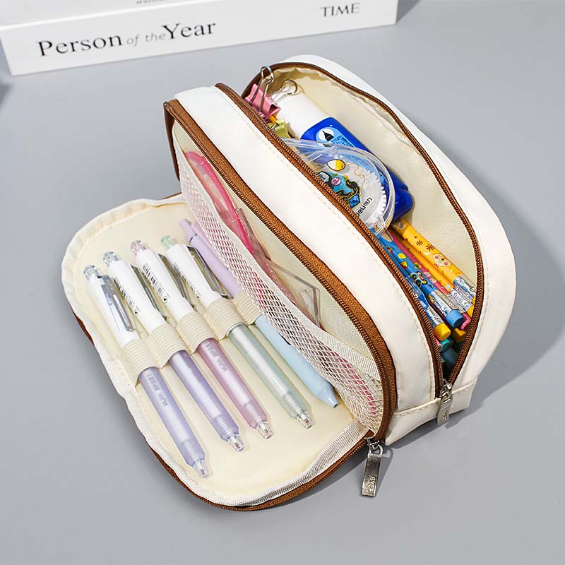 JS-6717 Funky 2 Layers Multifunctional Pencil Bag