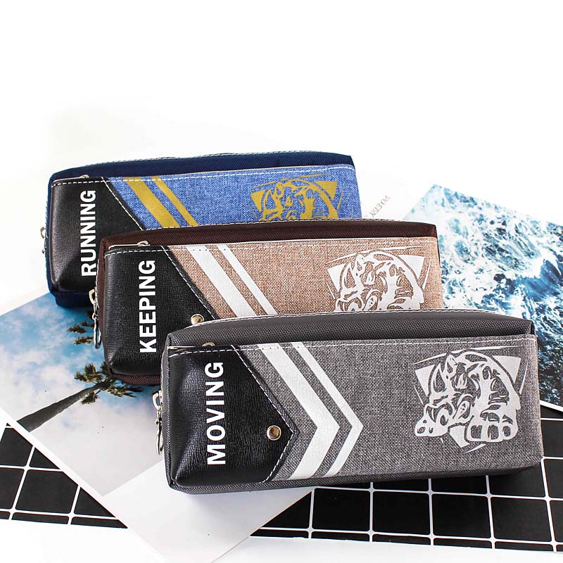 JS-6452 Moving 2 Layers Pencil Bag
