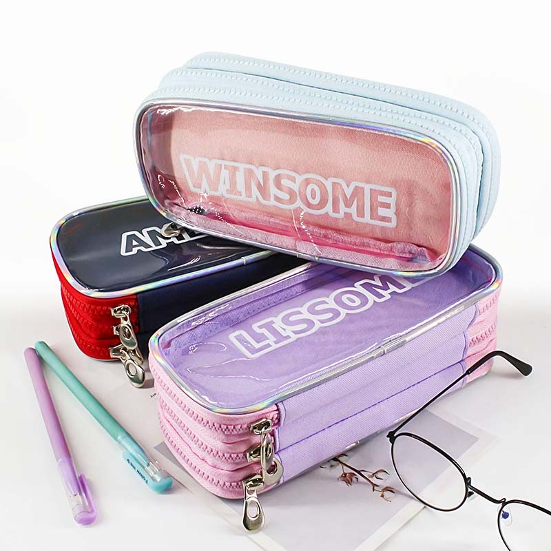 JS-6522 Some 3 Layers Pencil Bag