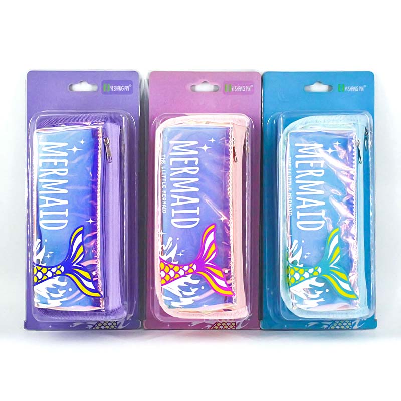 JS-6391 Mermaid 2 Layers Pencil Bag