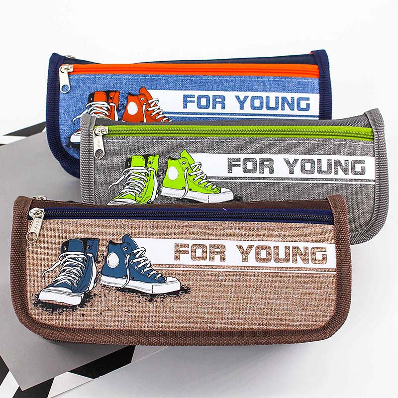 JS-8037 For Young 2 Layers Pencil Bag