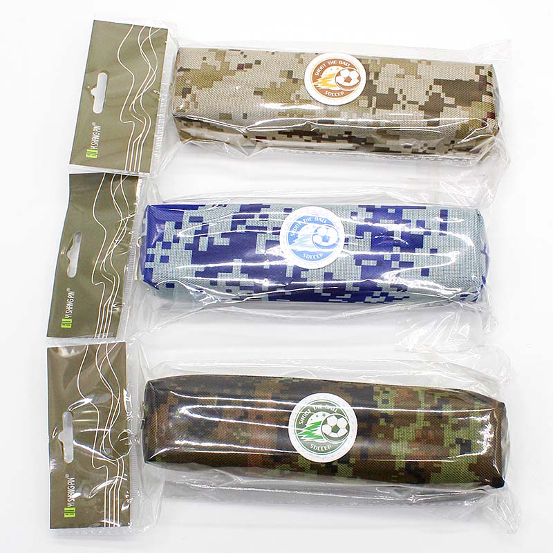 JS-8065 Soccer Camouflage Pencil Bag