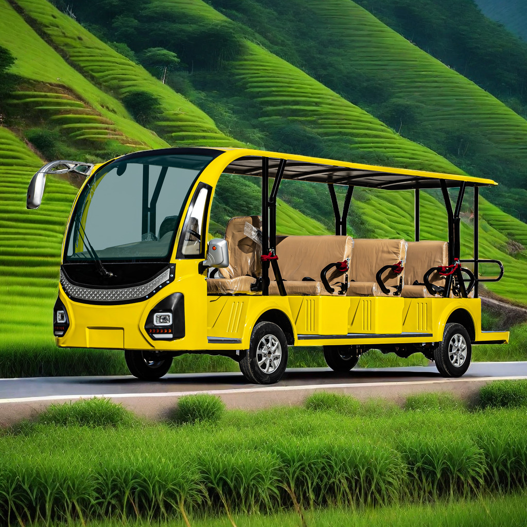 悍逸景區游覽觀光車 樓盤電動看房車物業校園電動擺渡車定制